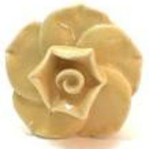 Anthropologie yellow rose knobs (set of 2)